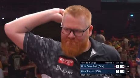 ‘Early to be losing your rag’ – Commentator blasts darts star as he has MELTDOWN in just second leg