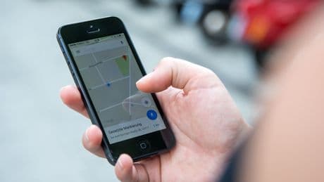 Geheime Fadenkreuze in Deutschland testen das GPS Ihres Handys