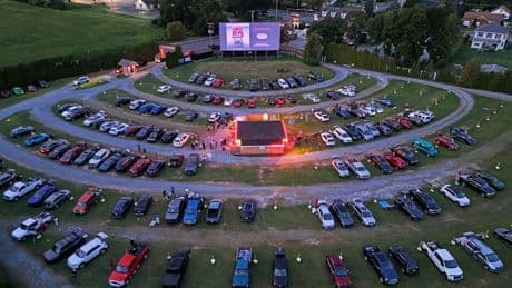 How romance and a road trip led to the purchase of the world's oldest drive-in theater