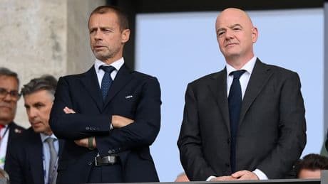 Where is Aleksander Ceferin? Uefa is wilting in the face of Fifa’s unchecked power