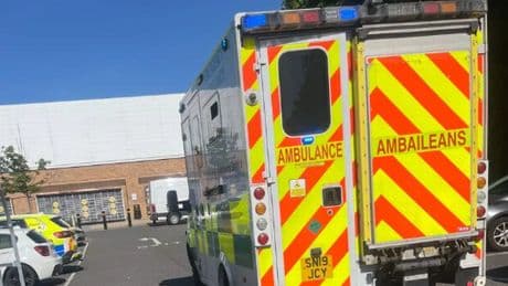 Man rushed to hospital after being 'struck by car' in Edinburgh retail park