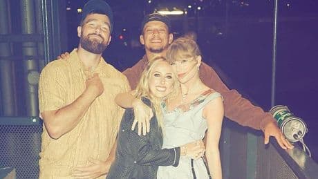 Patrick and Brittany Mahomes react to Travis Kelce and Taylor Swift's engagement with heartfelt tribute