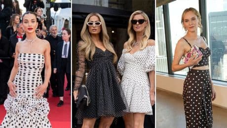 Polka-Dot-Kleider sind 2025 wieder überall: Dieser Trend bringt Retro-Flair in die Mode