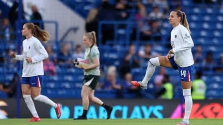 Chelsea train in ‘blood-stained shorts’ to challenge period stigma in sport ahead of WSL opener