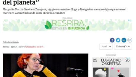 La delegada de la AEMET anti aire acondicionado acusó a España de causar la &quot;mayor catástrofe ambiental del planeta&quot;