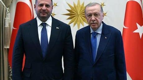 Cumhurbaşkanı Erdoğan, Ukrayna Devlet Başkanlığı Ofisi Başkanı Yermak'ı kabul etti