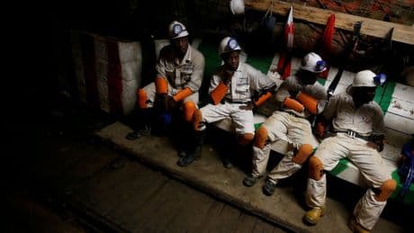 Nearly 300 workers trapped deep underground in South African gold mine