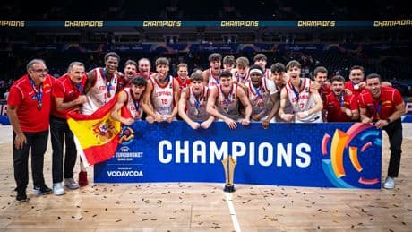 Épica remontada de España para ganar ante Francia el Europeo sub-18 de baloncesto