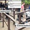 Father left shocked after spotting a sleeping child alone in its pram at Chessington World of Adventures while its parents 'go on a ride'