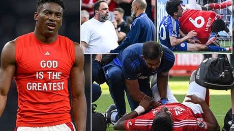 Nottingham Forest striker Taiwo Awoniyi in an induced coma and receiving intensive care after emergency surgery on abdominal injury which could have been fatal