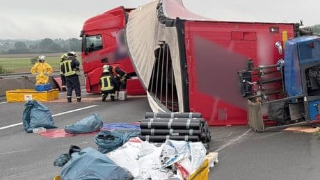 Hessen: A5 nach Gefahrgut-Unfall gesperrt – Stau in Richtung Frankfurt