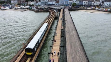 The UK’s ‘much needed’ only floating train line reopens after eight months