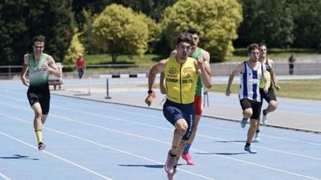 Markel Fernández, récord de Euskadi de 400 metros