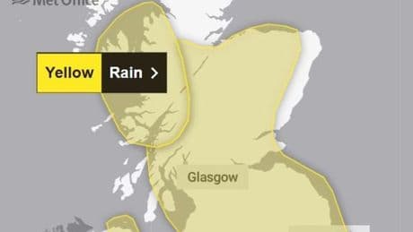 All the places in Scotland under flood alerts as thunderstorm warning begins