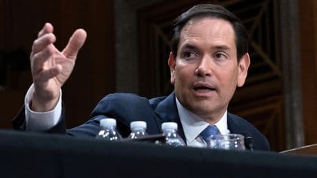Marco Rubio defends Trump foreign policy, spars with Senate Democrats