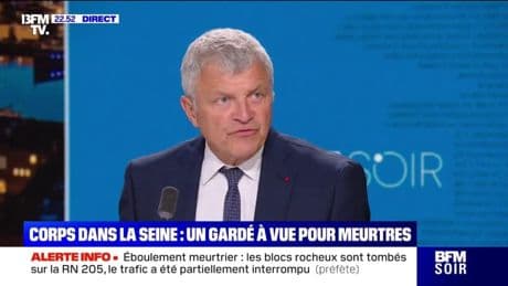 Corps retrouvés dans la Seine: pourquoi une garde à vue de 96 h? "Ça demande du temps", explique Jacques-Charles Fombonne général en retraite de la gendarmerie nationale