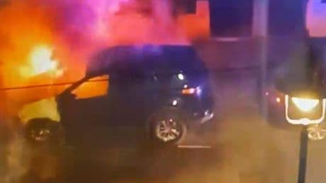 Vehicle torched in Keir Starmer ‘arson’ attacks was 4×4 that belonged to PM before it was ‘sold to neighbours’