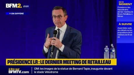 Présidence LR: Bruno Retailleau revient sur son choix d'entrer au gouvernement de François Bayrou