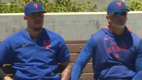 Baseball star breaks down live on camera during match after finding out he's moving teams