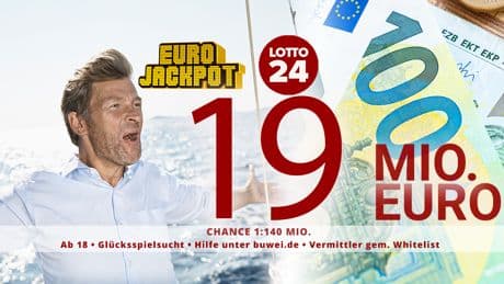 Ziehung Freitag! 19 Millionen im Eurojackpot – hier für nur 3 Euro mitspielen