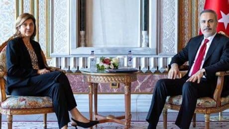 Dışişleri Bakanı Hakan Fidan, BM Genel Sekreteri'nin Kıbrıs Şahsi Temsilcisi Cuellar'ı kabul etti