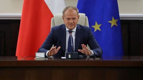 Krieg in der Ukraine: Tusk: Große Zahl russischer Drohnen nachts in Polen eingedrungen