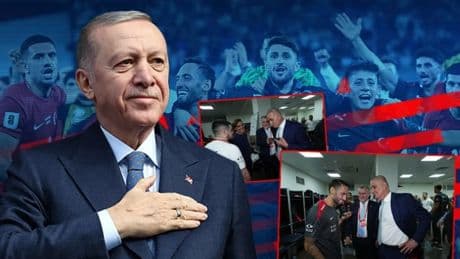 Başkan Erdoğan'dan A Milli Takım'a tebrik telefonu!