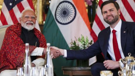 JD Vance arrives in India for tough trade talks with Modi