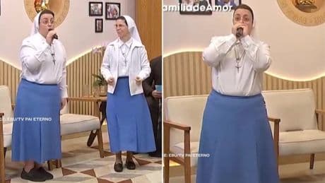 Nun goes viral after breaking out surprise beatboxing skills on Catholic TV
