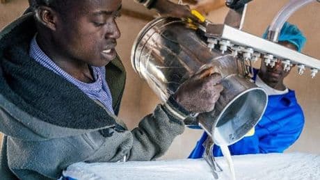 Bizkaia impulsa un proyecto para enfriar leche en Zambia