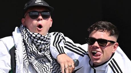 Kneecap's opening Glastonbury montage divides fans as band boast over crowd size