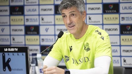 Imanol dejará de ser entrenador de la Real Sociedad en junio