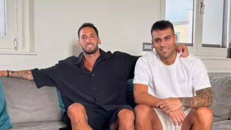 Hakan Çalhanoğlu'dan beklenen fotoğraf geldi: Birlikte mate çayı içtiler