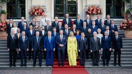 Cumhurbaşkanı Erdoğan, Hollanda Kralı'nın düzenlediği akşam yemeğine katıldı