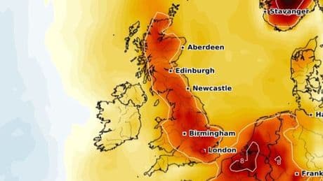 UK weather: Exact dates Met Office forecast says 27C will hit as maps turn red