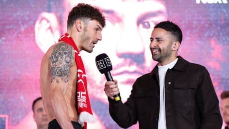 Cacace-Wood press conference ends on respectful note as big-time boxing returns to Nottingham