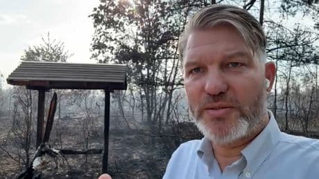 BILD-Reporter beim Waldbrand in Sachsen - „Jetzt ist hier nur noch Asche“