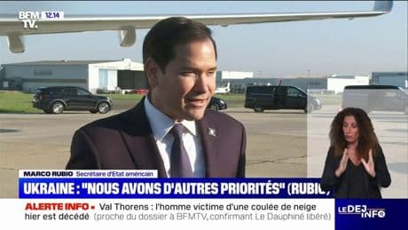 Ukraine: le secrétaire d'État américain assure que les États-Unis ont "d'autres priorités sur lesquelles se concentrer" si les tractations pour la paix ne progressent pas