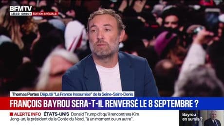 Vote de confiance du 8 septembre: "Nous sommes prêts à gouverner", déclare Thomas Portes, député LFI