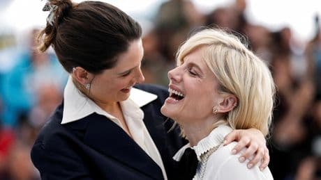 Mélanie Laurent et Joséphine Japy, les Françaises très complices sur le tapis rouge de Cannes