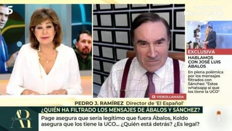 Pedro J.: "Nos toman el pelo, los wasaps son una fantasmagoría para tapar la corrupción de Ábalos y lo que sabía Sánchez"