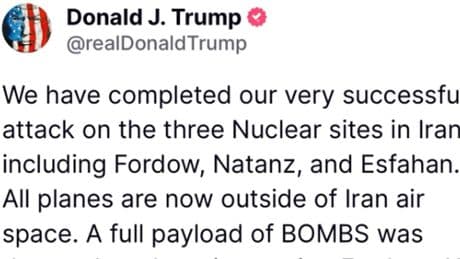 Gli Usa hanno attaccato l’Iran: «Completamente distrutti» tre siti nucleari. Missili su Tel Aviv e Haifa