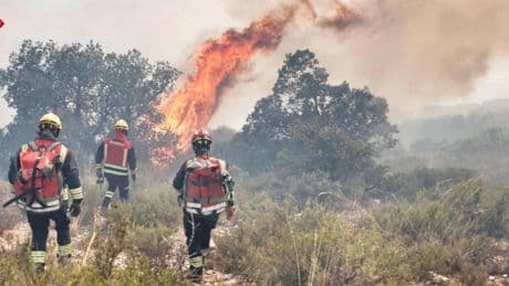 Declarado un incendio forestal en Colmenar Viejo