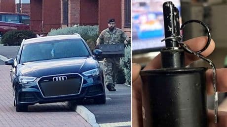 Man gets his street evacuated after pulling pin on WWII grenade from antique market