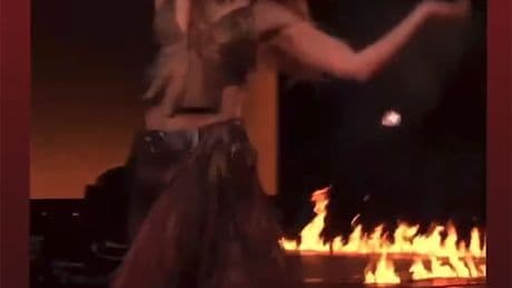Shakira takes a rough fall onstage at Montreal concert