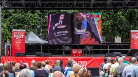 Paper Fest a Carrara, le foto della prima giornata con Padellaro, Salvini, Di Battista, Ranieri e Orsini – GALLERY