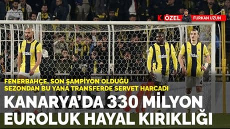 Fenerbahçe son şampiyon olduğu sezondan bu yana transferde servet harcadı: 330 milyon euroluk hayal kırıklığı