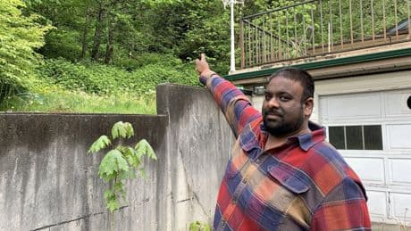 This Canadian man's home was assessed at just $2 due to landslide risk
