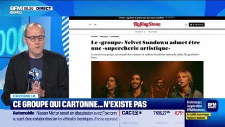 Culture IA : Ce groupe qui cartonne... n'existe pas, par Anthony Morel - 07/07