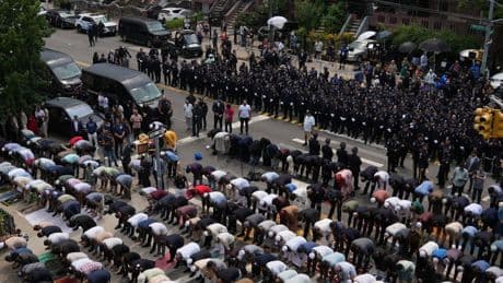 Final Salute to a Fallen Officer: Images of Loss and Remembrance